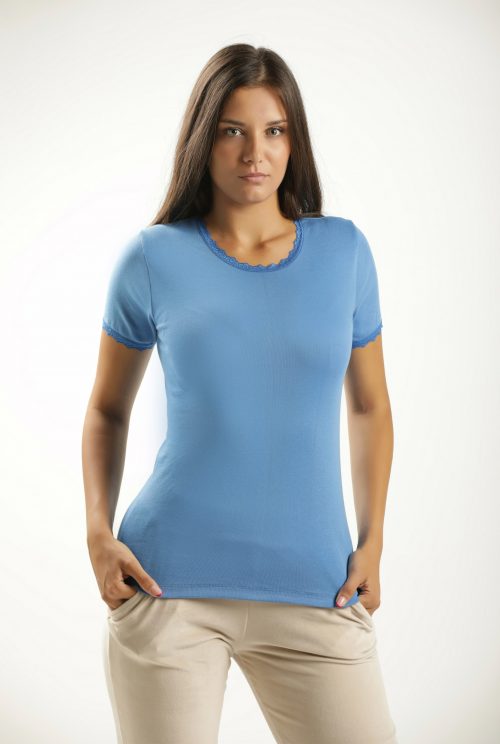 Ženska majica kratkih rukava (sa čipkom)