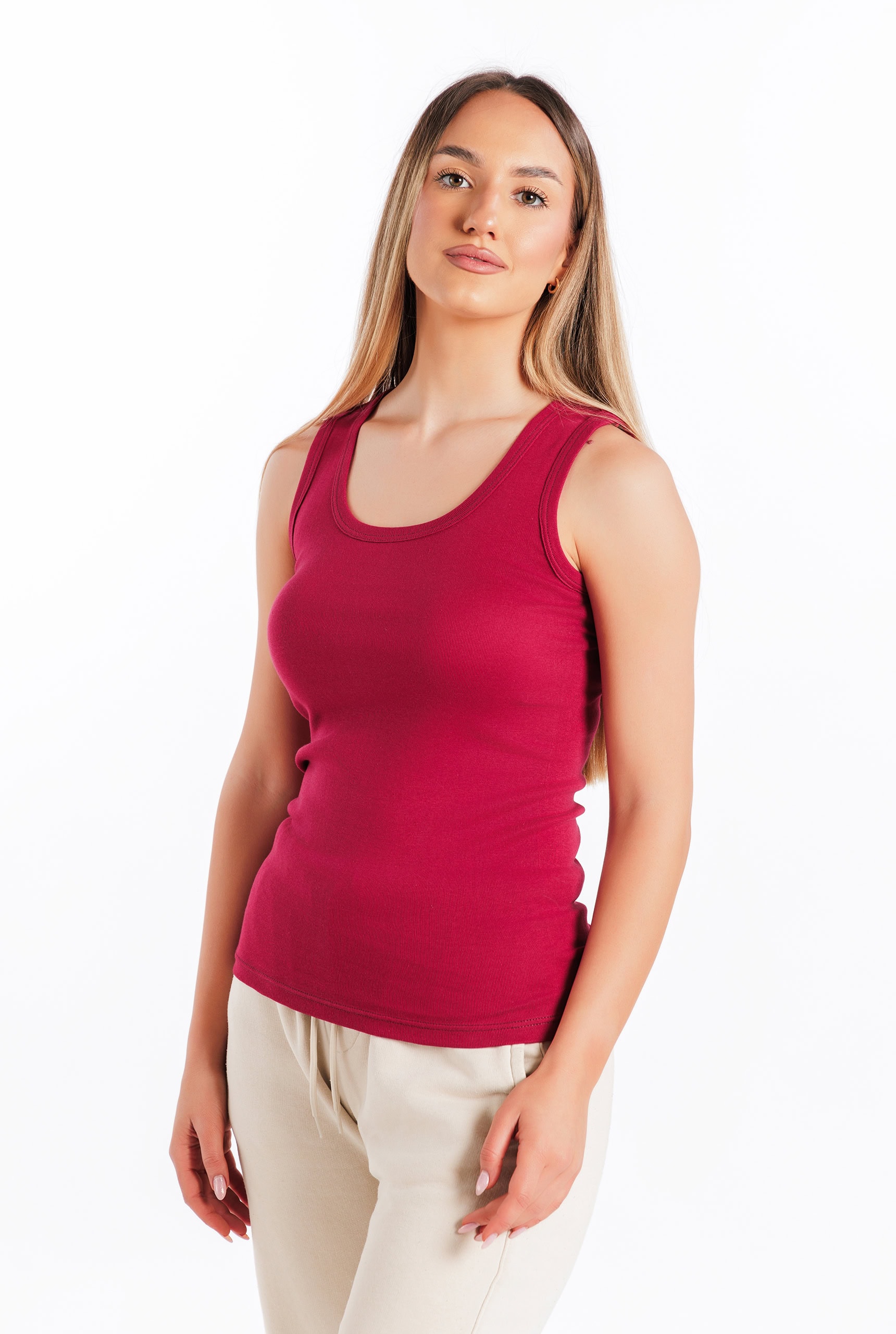 Ženska majica na bretele (crvena) - Слика 2