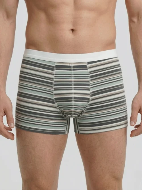 Marco Bokserice Arilje Crno-Bele Pruge – Muški Pamučni Donji Veš | Bear Underwear