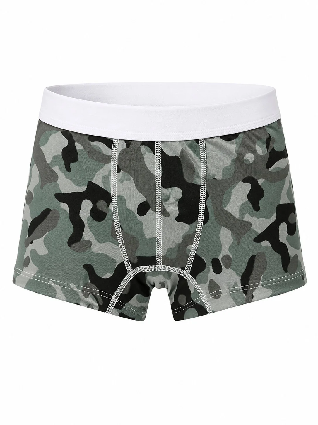 Dečije muške bokserice maskirne zelene boje od 100% pamuka Bear Underwear Arilje